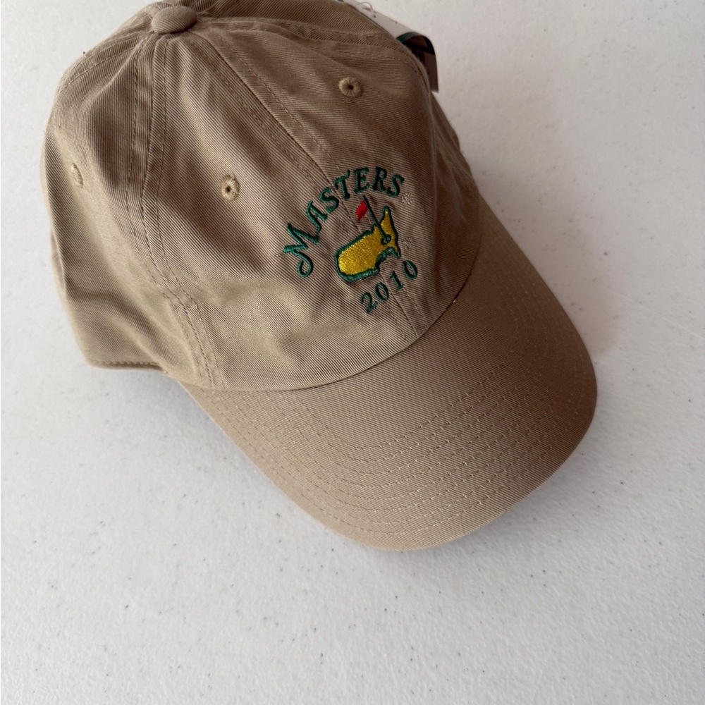 Masters Khaki Cap with Embroidered Logo